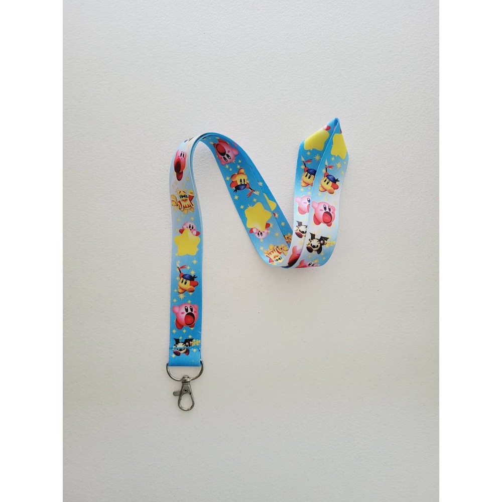 T2. Brand New Nintendo Switch Games Kirby Characters Lanyard & ID Badge Holder